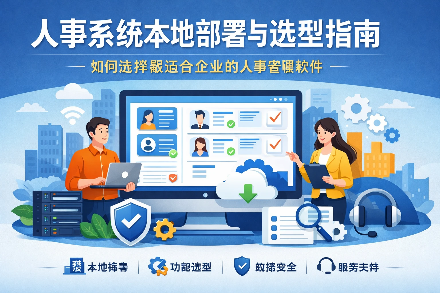 人事系统本地部署与选型指南：如何选择最适合企业的人事管理软件