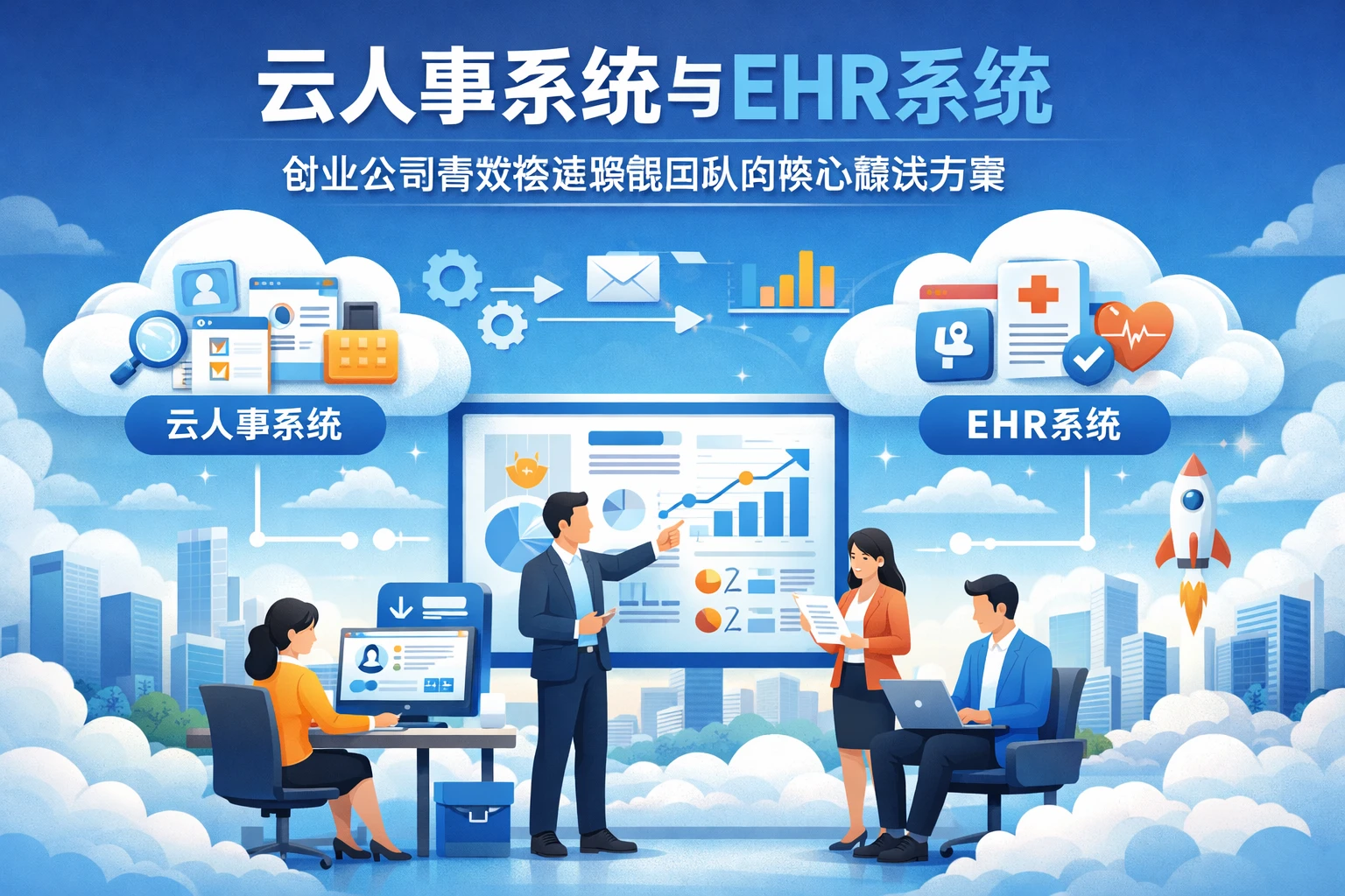 云人事系统与EHR系统：创业公司高效搭建职能团队的核心解决方案