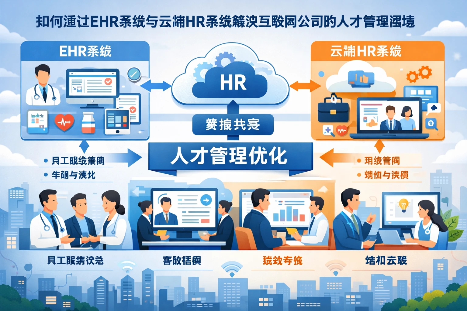 如何通过EHR系统与云端HR系统解决互联网公司的人才管理困境