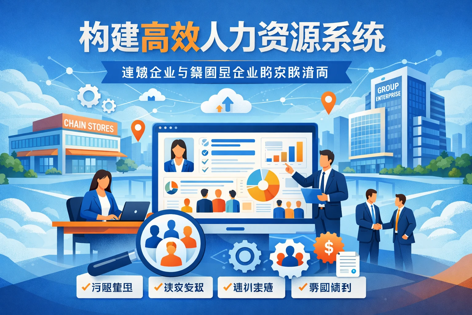 构建高效人力资源系统：连锁企业与集团型企业的实践指南