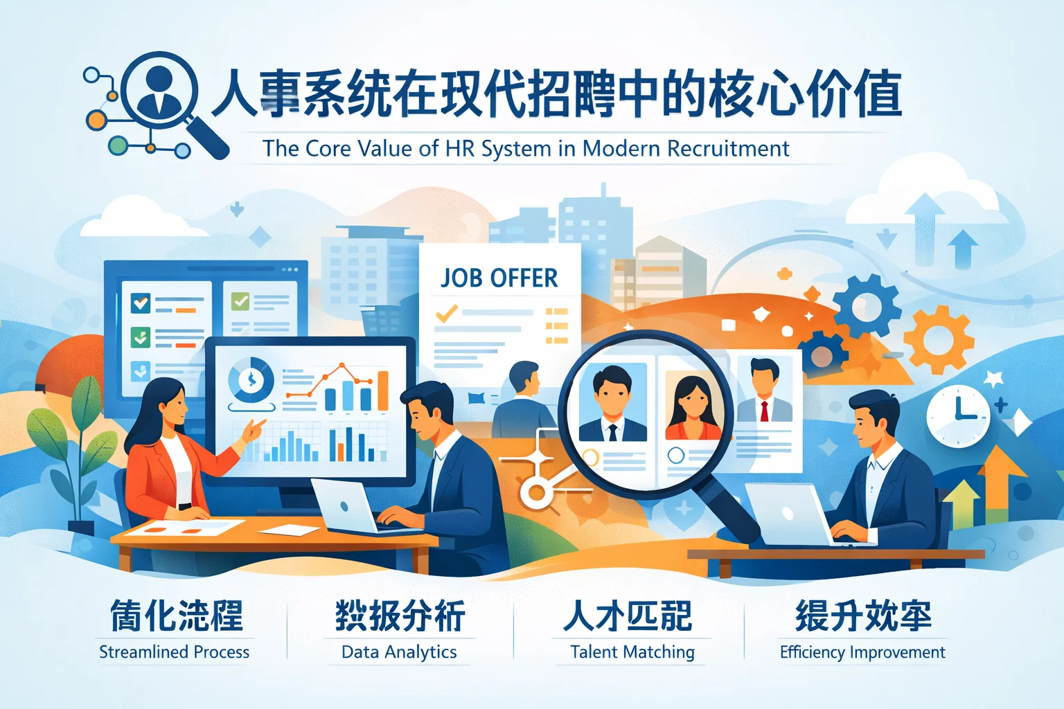 人事系统在现代招聘中的核心价值