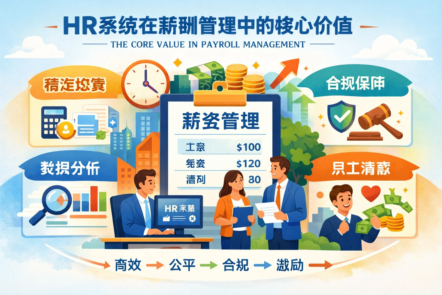 HR系统在薪酬管理中的核心价值