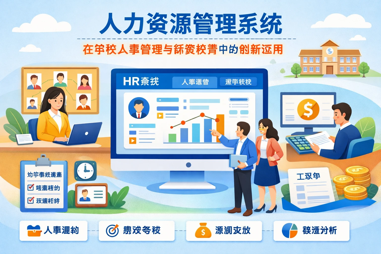 人力资源管理系统在学校人事管理与薪资核算中的创新应用