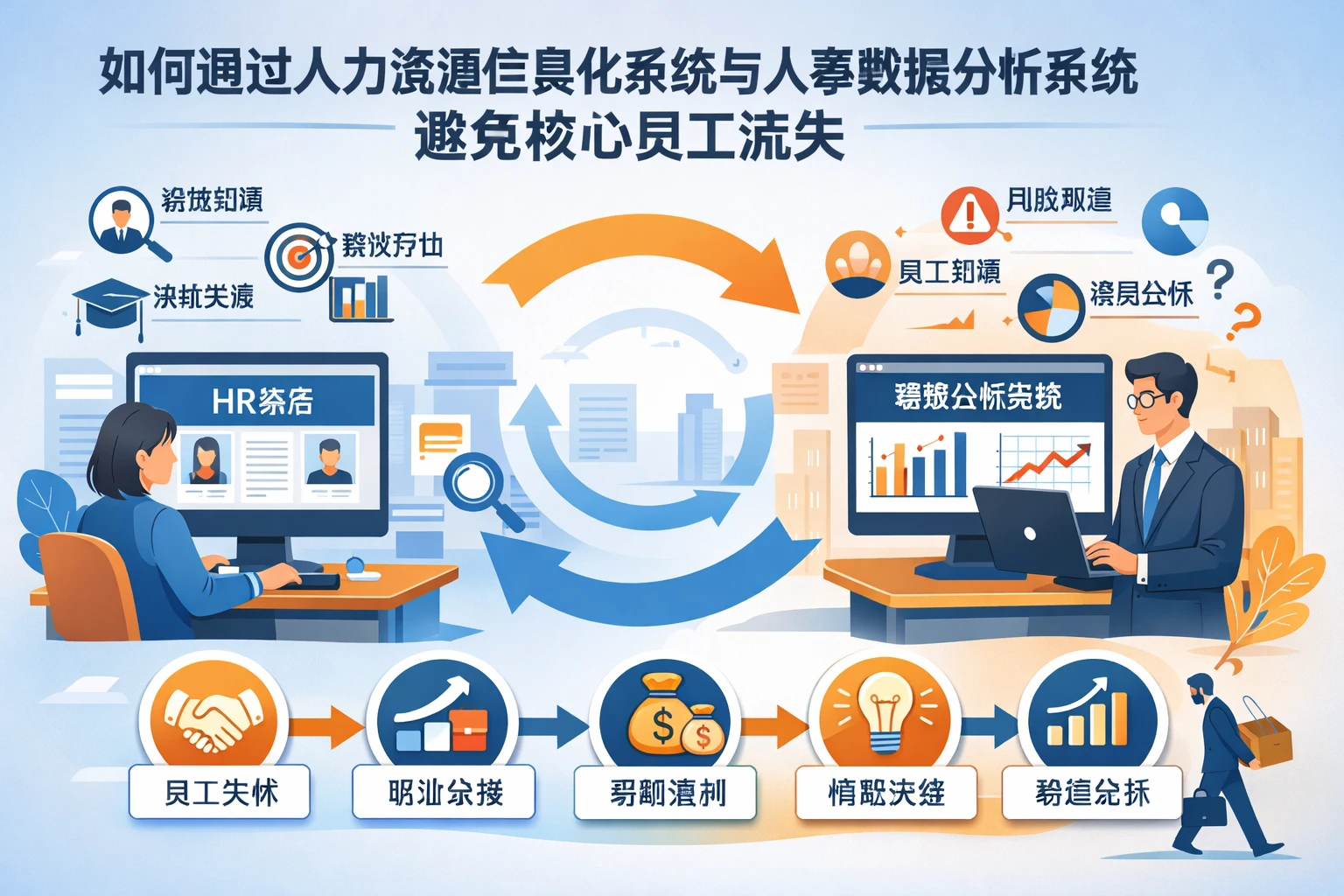 如何通过人力资源信息化系统与人事数据分析系统避免核心员工流失