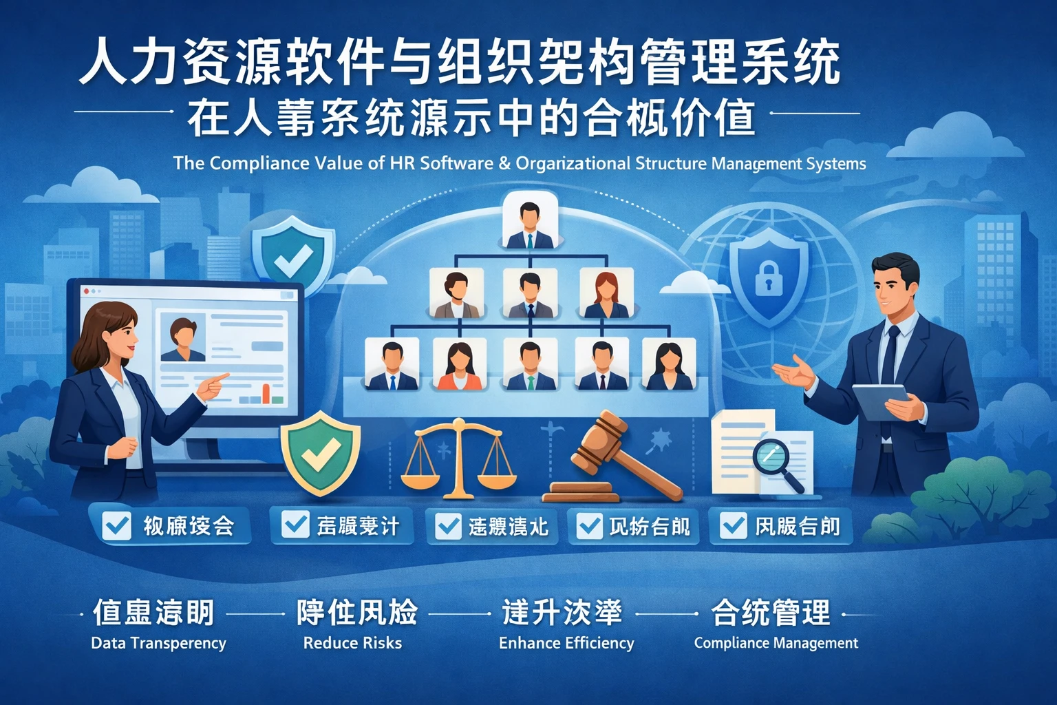 人力资源软件与组织架构管理系统在人事系统演示中的合规价值