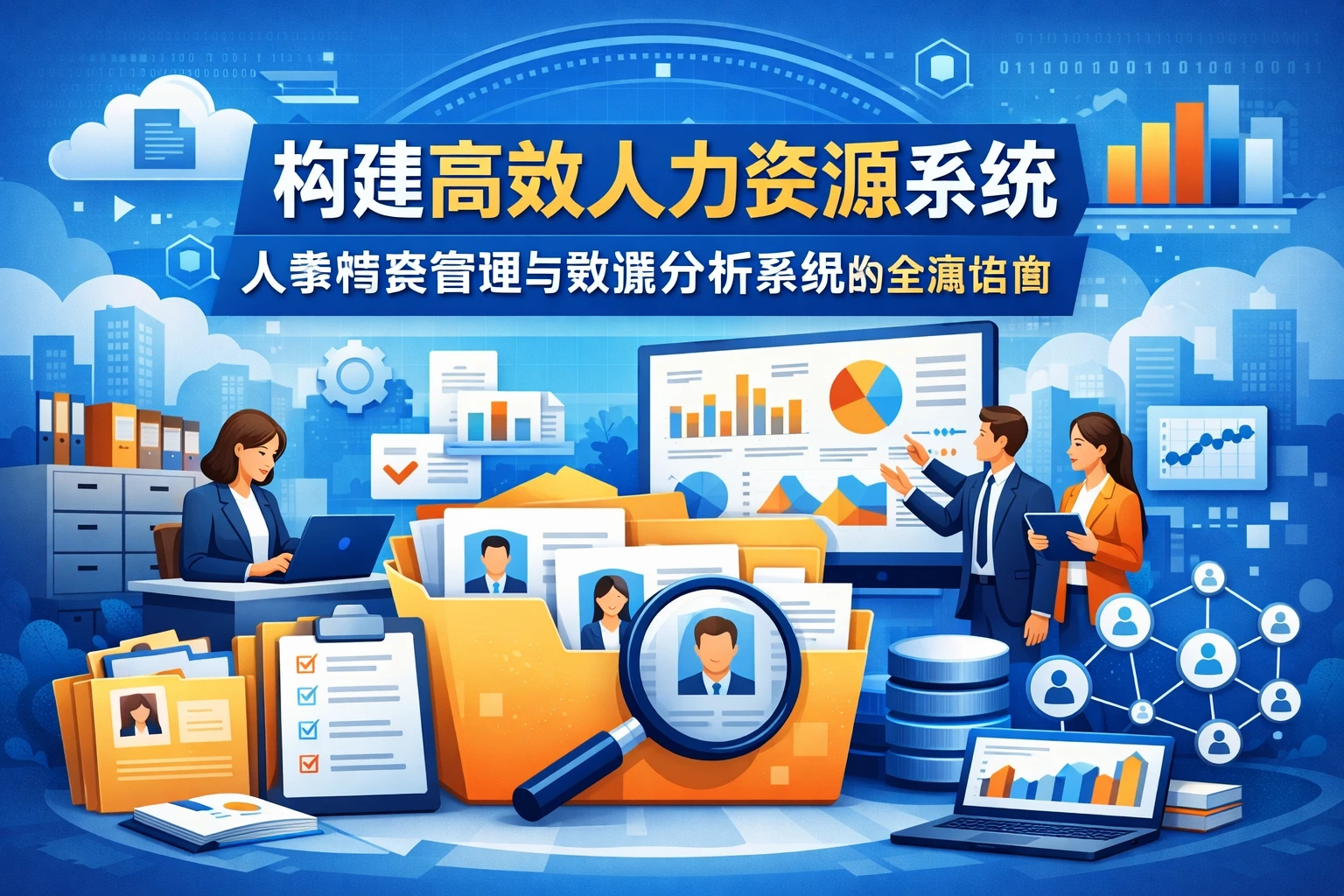 构建高效人力资源系统、人事档案管理与数据分析系统的全面指南