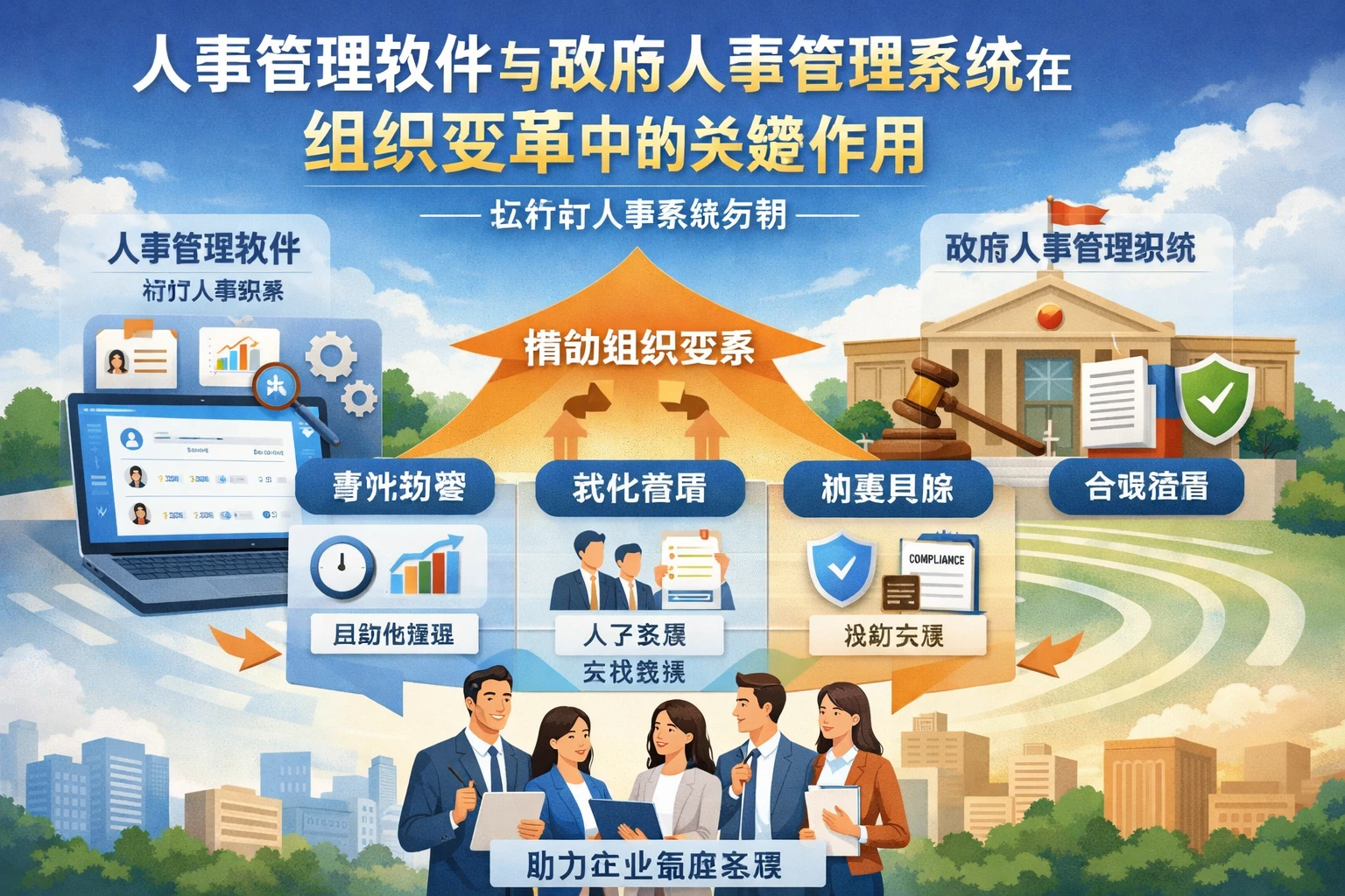 人事管理软件与政府人事管理系统在组织变革中的关键作用——以钉钉人事系统为例