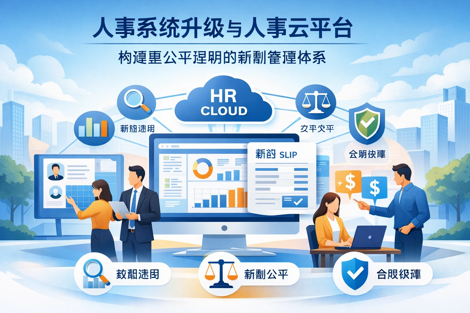 人事系统升级与人事云平台：构建更公平透明的薪酬管理体系