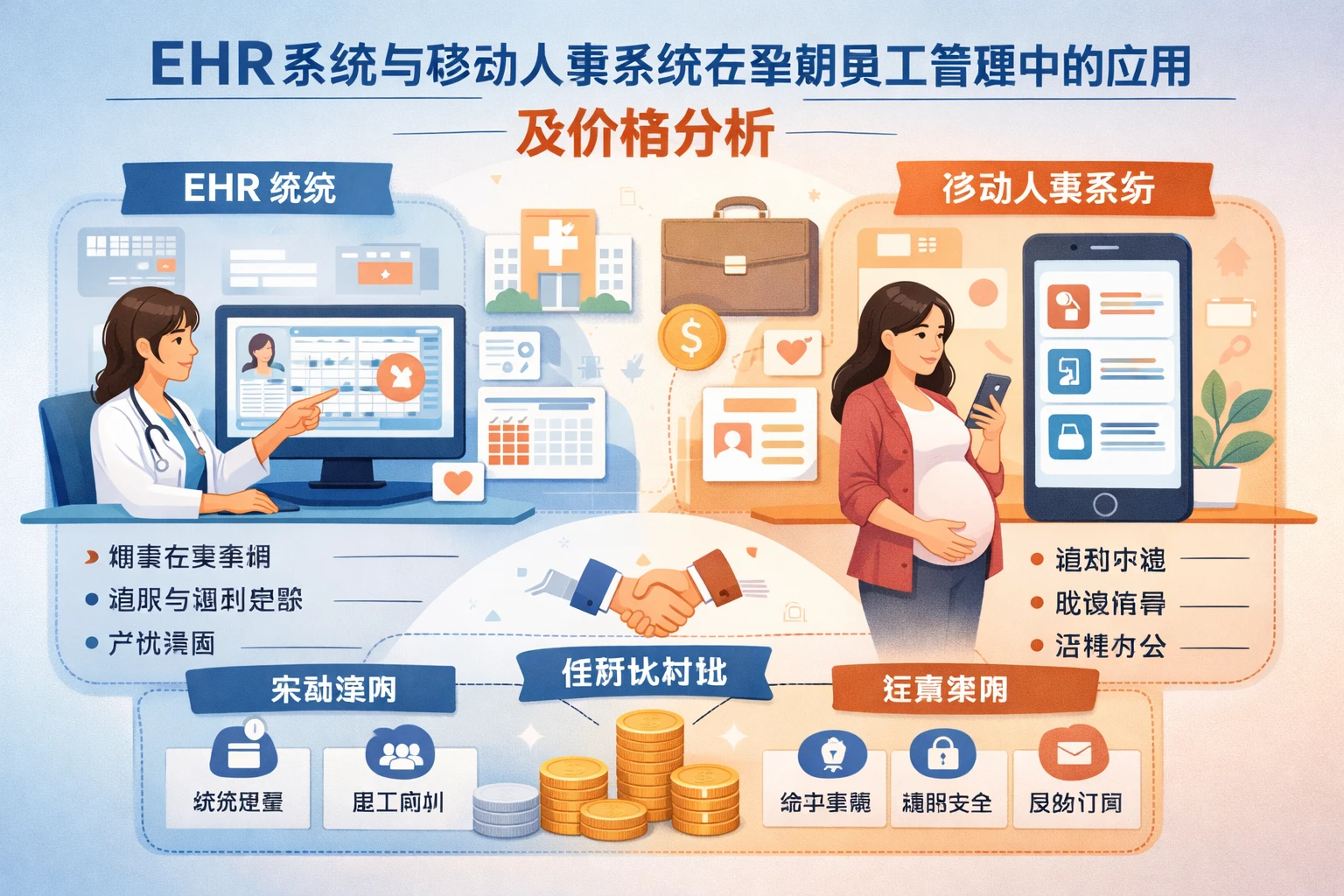 EHR系统与移动人事系统在孕期员工管理中的应用及价格分析