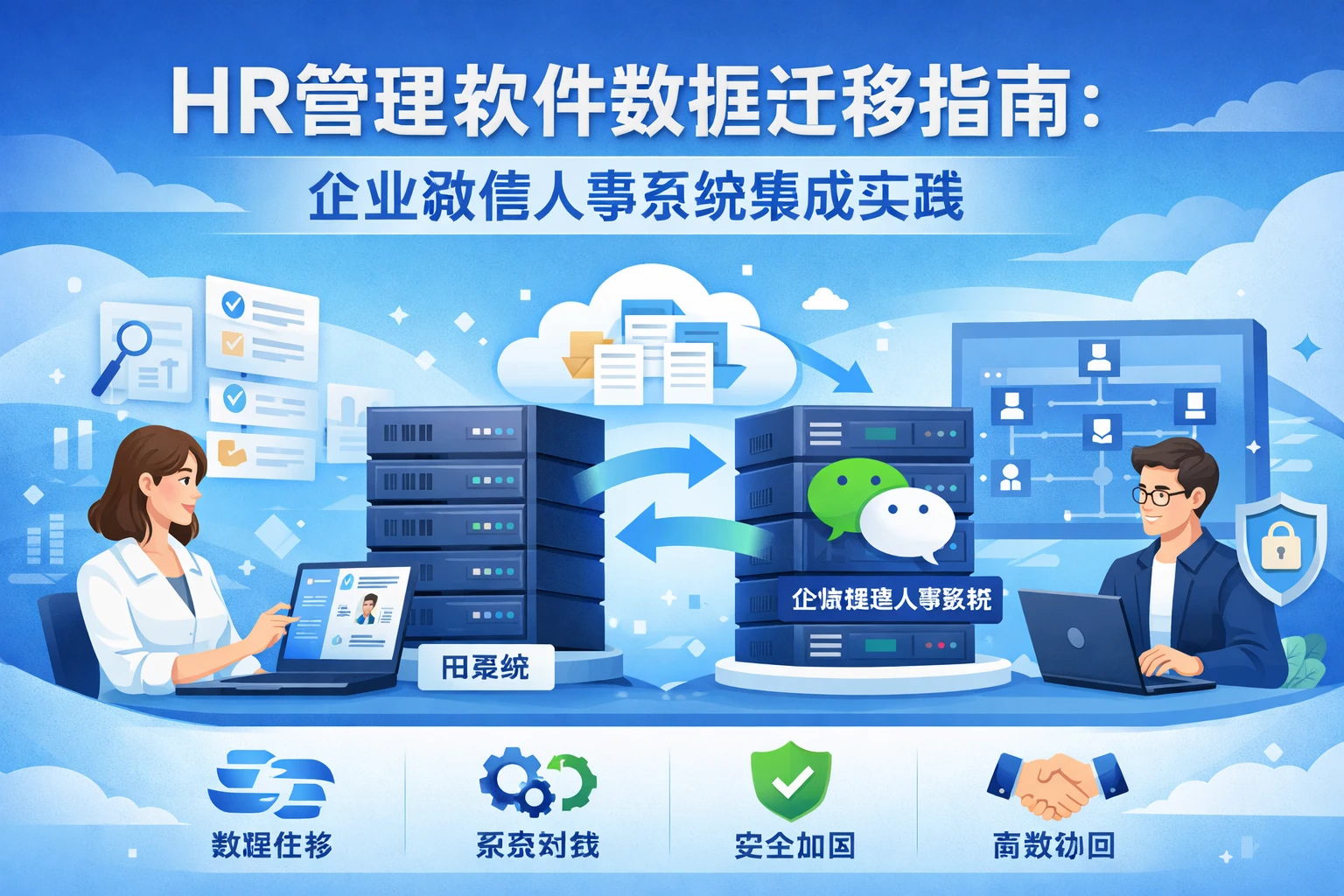 HR管理软件数据迁移指南：企业微信人事系统集成实践