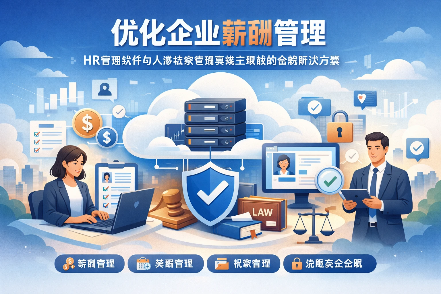 优化企业薪酬管理：HR管理软件与人事档案管理系统云端版的合规解决方案