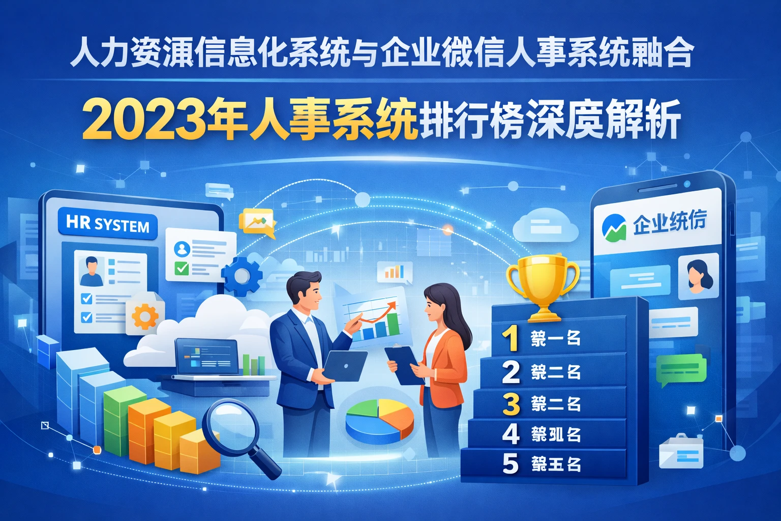 人力资源信息化系统与企业微信人事系统融合：2023年人事系统排行榜深度解析