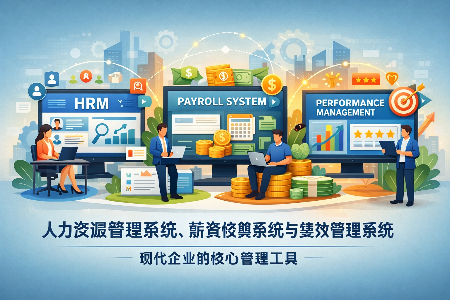 人力资源管理系统、薪资核算系统与绩效管理系统：现代企业的核心管理工具