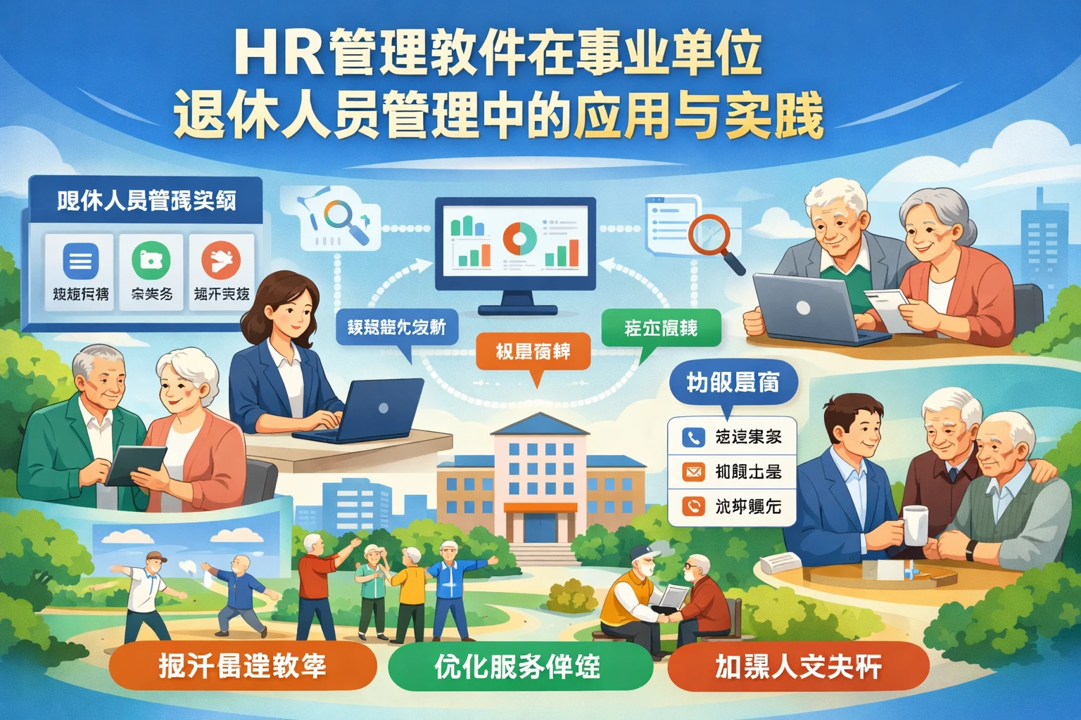 HR管理软件在事业单位退休人员管理中的应用与实践