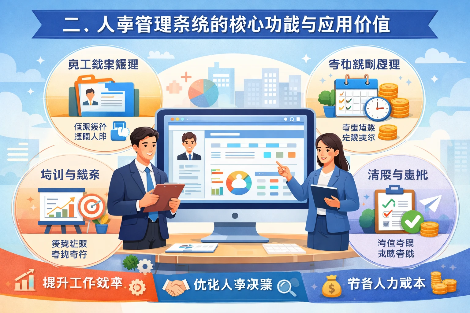 二、人事管理系统的核心功能与应用价值