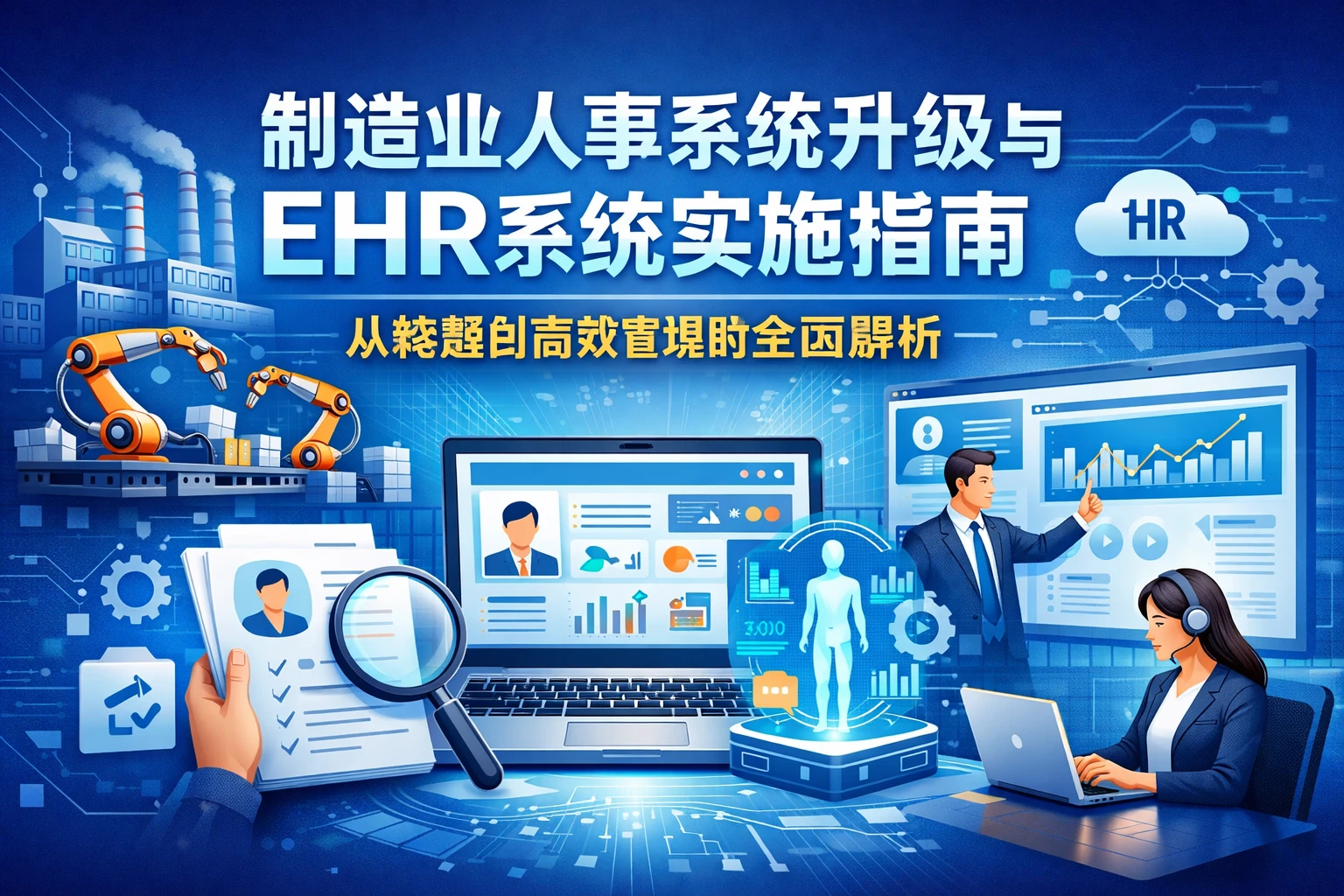 制造业人事系统升级与EHR系统实施指南：从转型到高效管理的全面解析