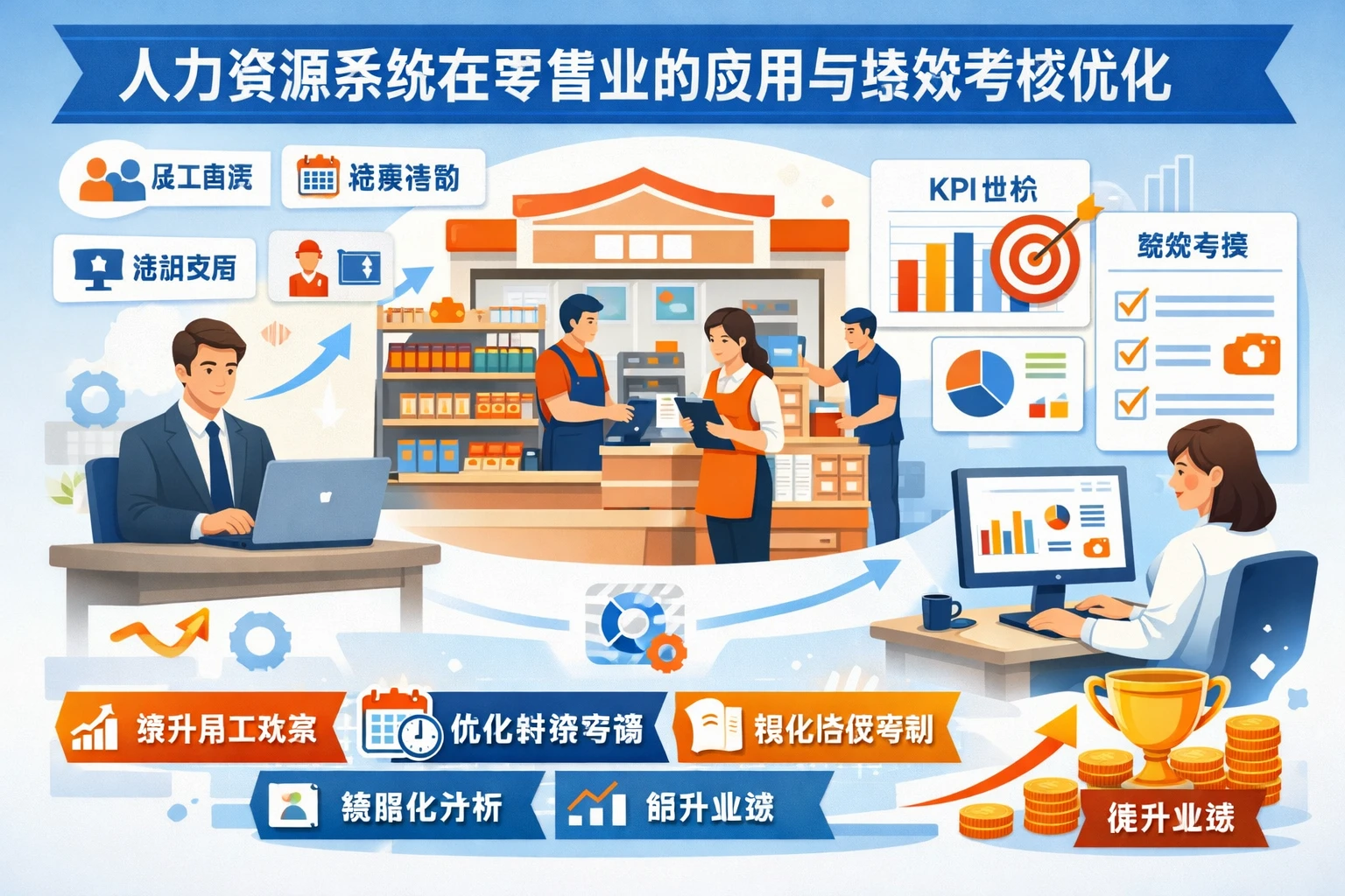 人力资源系统在零售业的应用与绩效考核优化