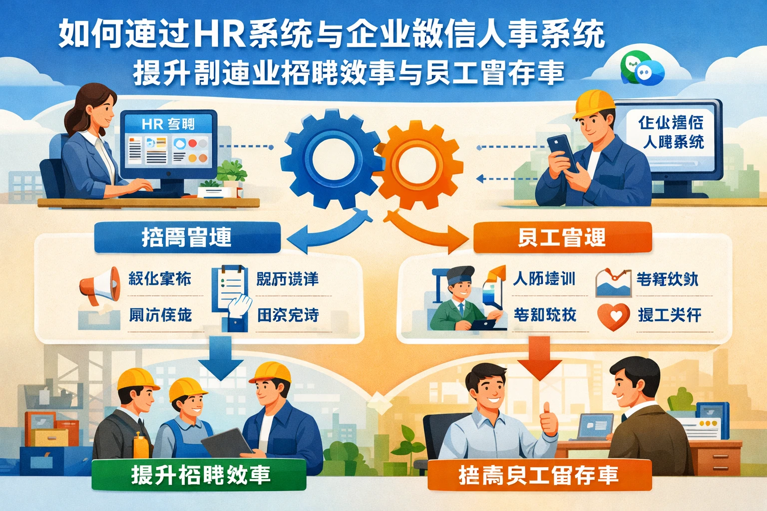 如何通过HR系统与企业微信人事系统提升制造业招聘效率与员工留存率
