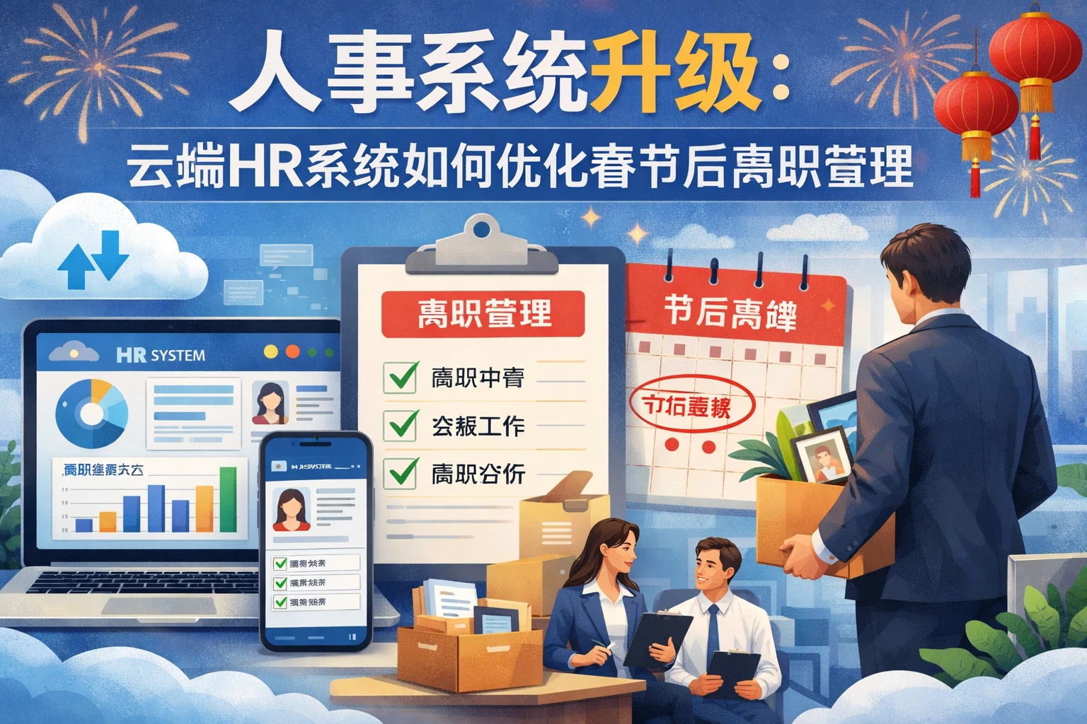 人事系统升级：云端HR系统如何优化春节后离职管理