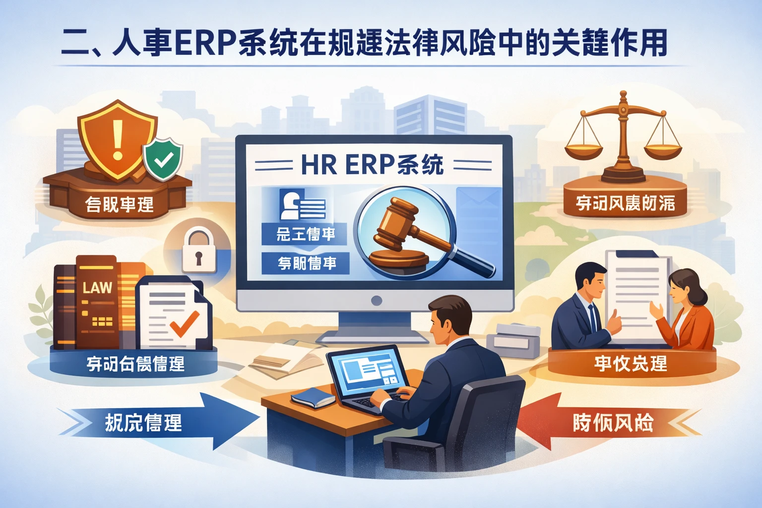二、人事ERP系统在规避法律风险中的关键作用