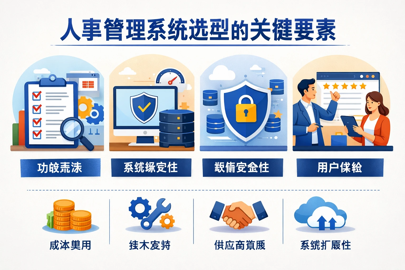人事管理系统选型的关键要素