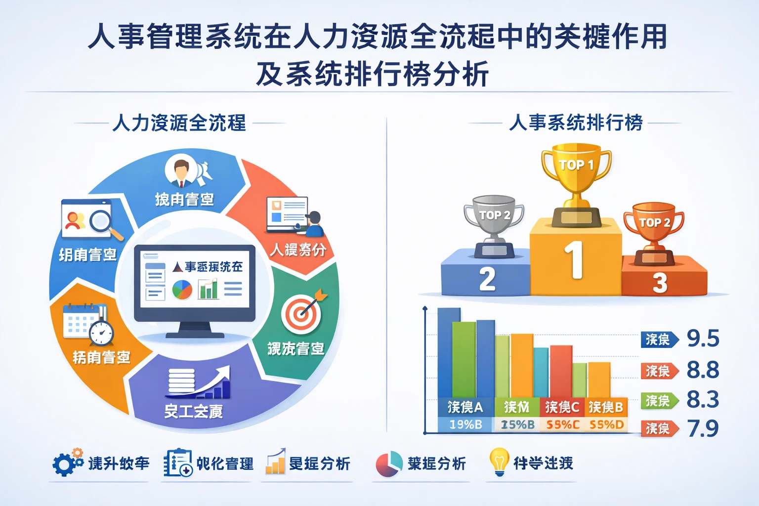 人事管理系统在人力资源全流程中的关键作用及系统排行榜分析