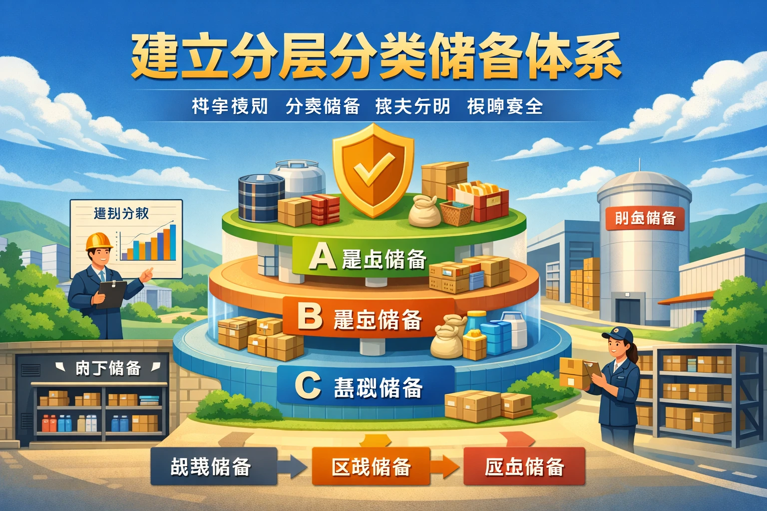 建立分层分类储备体系