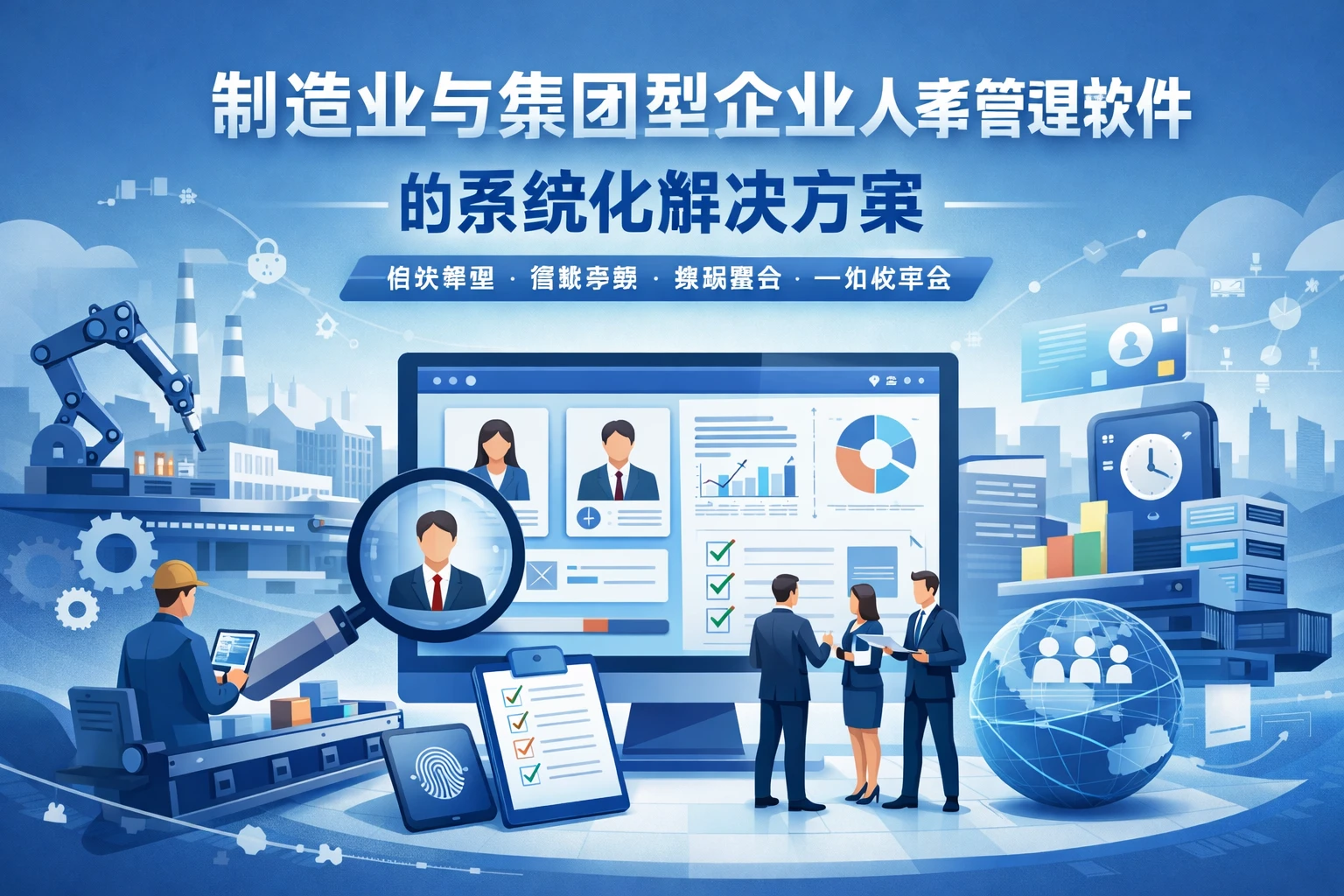 制造业与集团型企业人事管理软件的系统化解决方案