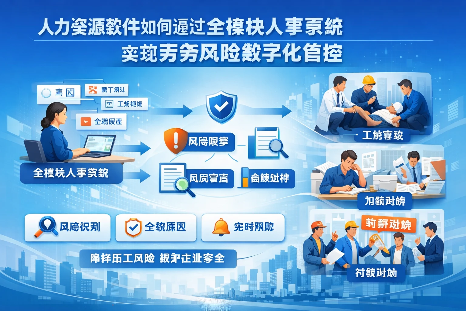 人力资源软件如何通过全模块人事系统实现劳务风险数字化管控