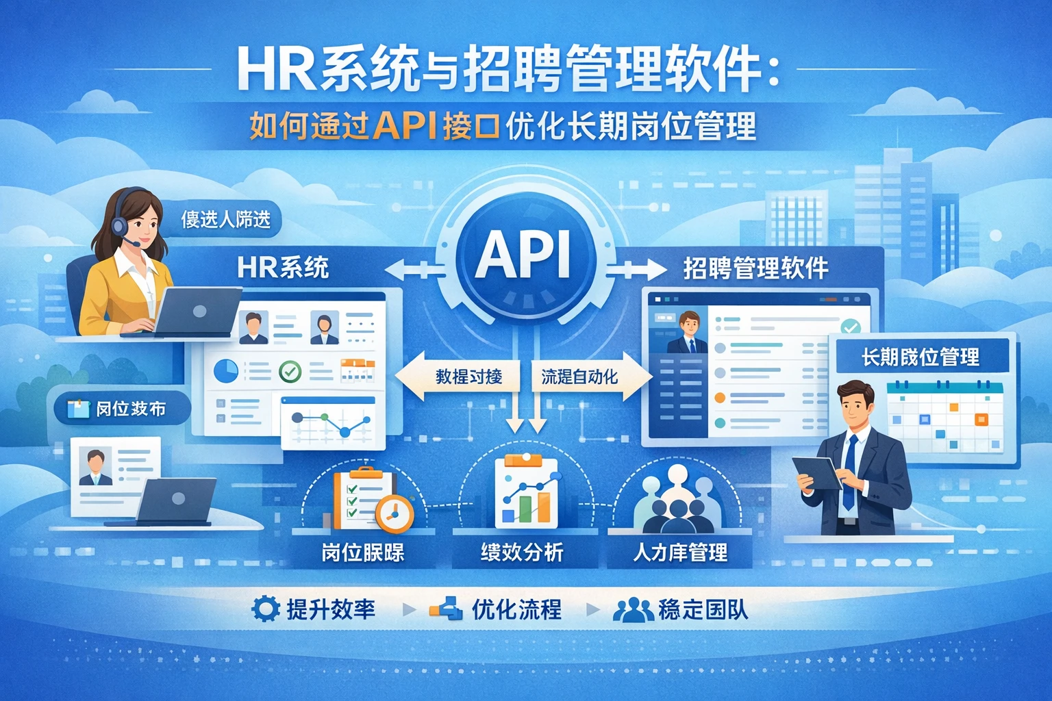 HR系统与招聘管理软件:如何通过API接口优化长期岗位管理