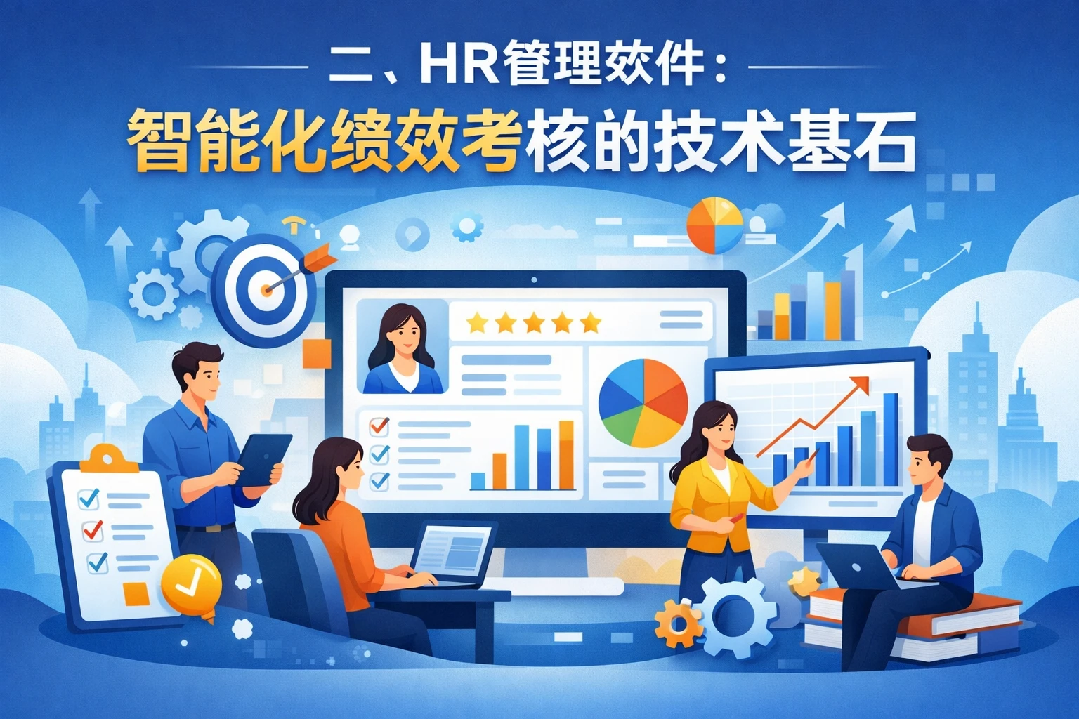 二、HR管理软件：智能化绩效考核的技术基石