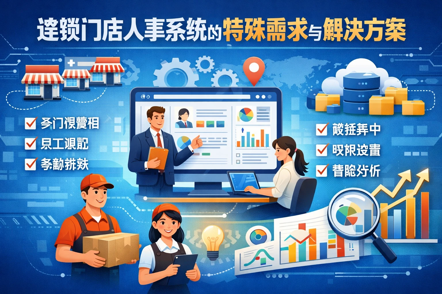 连锁门店人事系统的特殊需求与解决方案