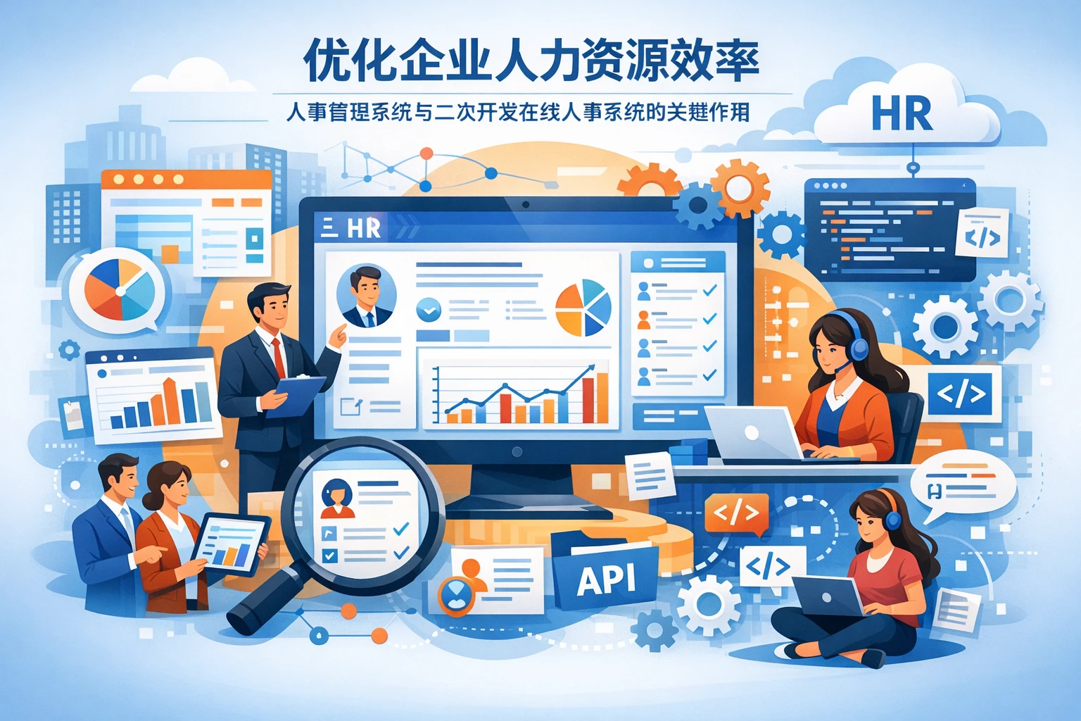 优化企业人力资源效率：人事管理系统与二次开发在线人事系统的关键作用