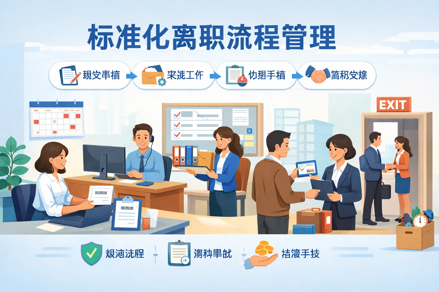 标准化离职流程管理