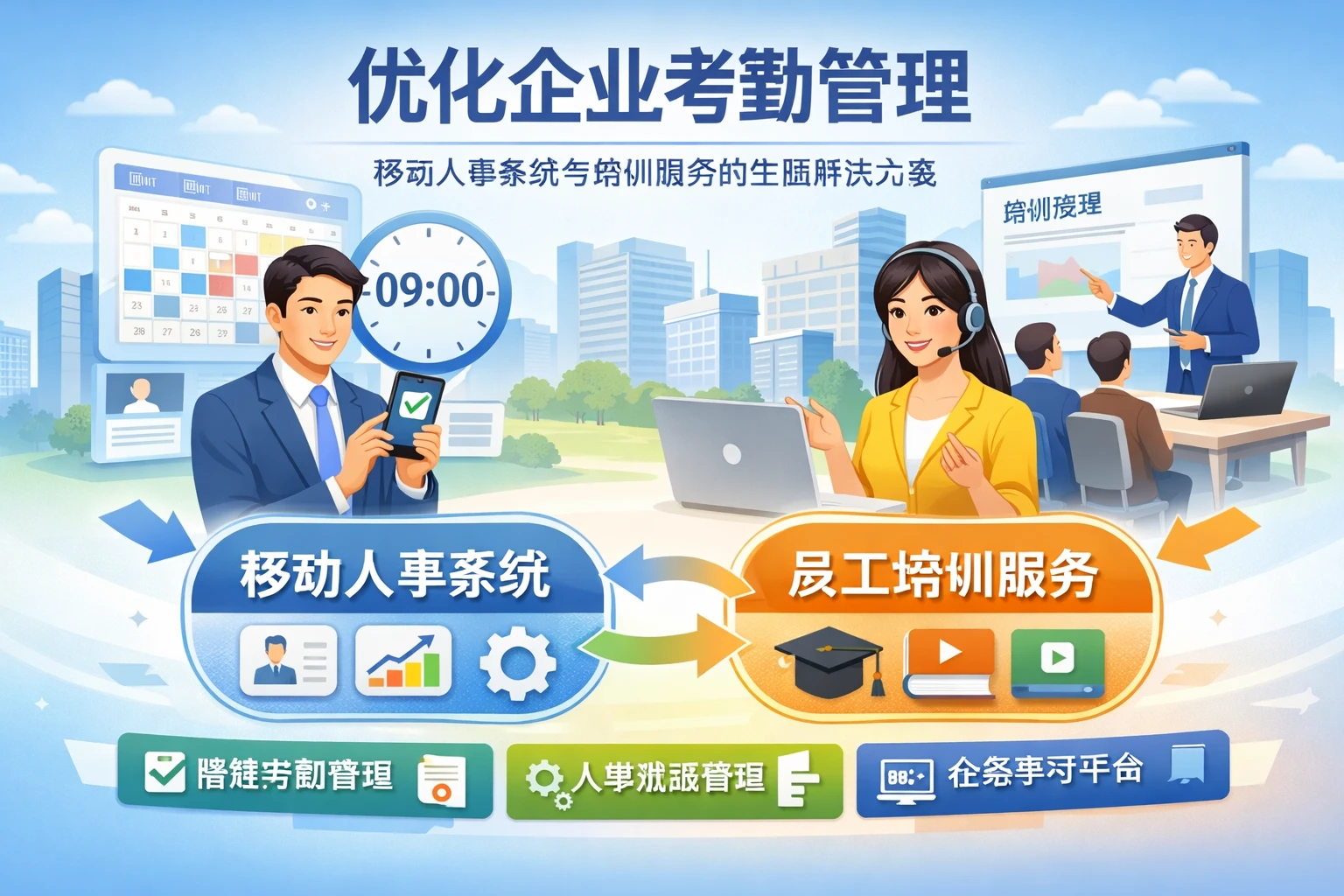 优化企业考勤管理：移动人事系统与培训服务的全面解决方案