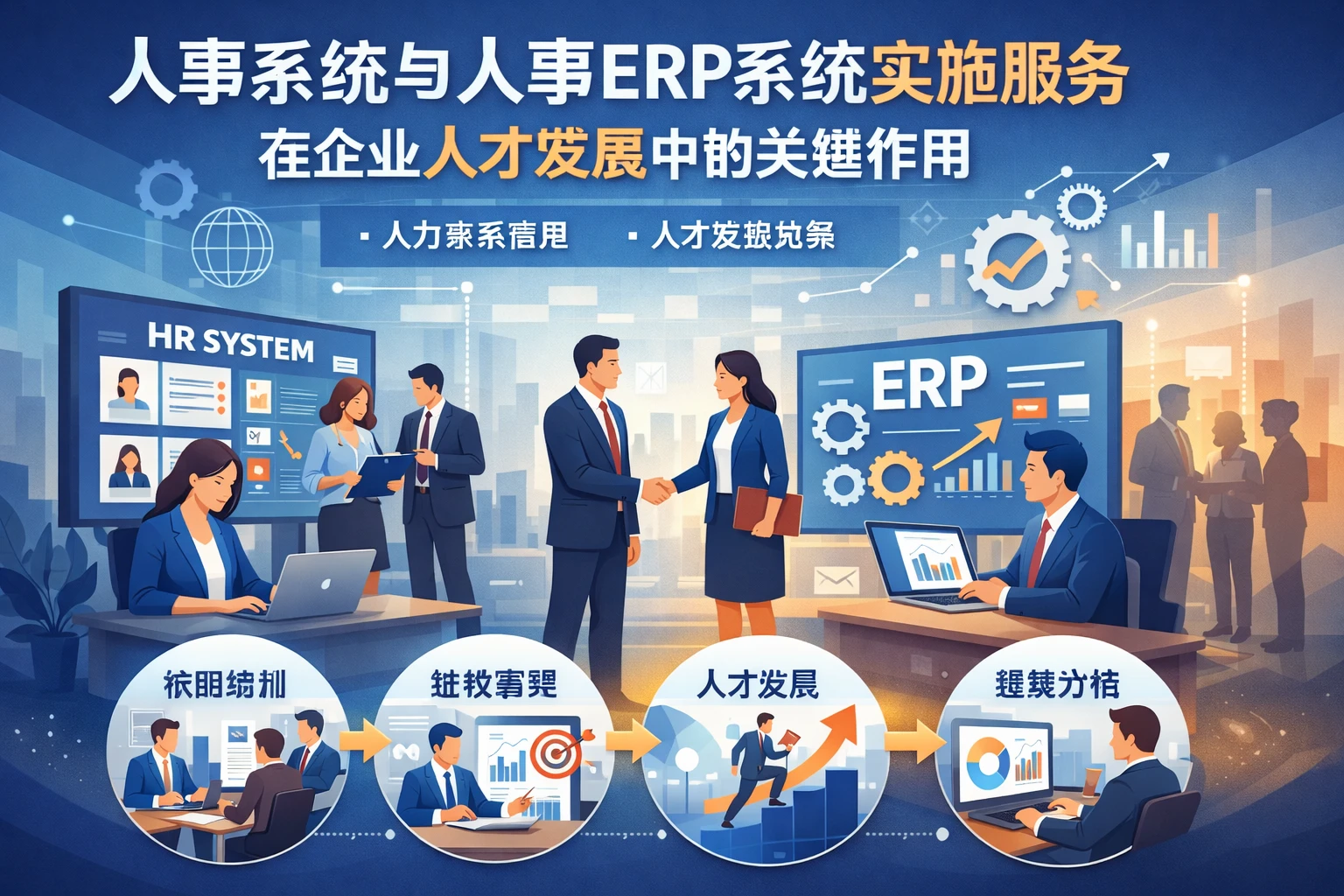 人事系统与人事ERP系统实施服务在企业人才发展中的关键作用