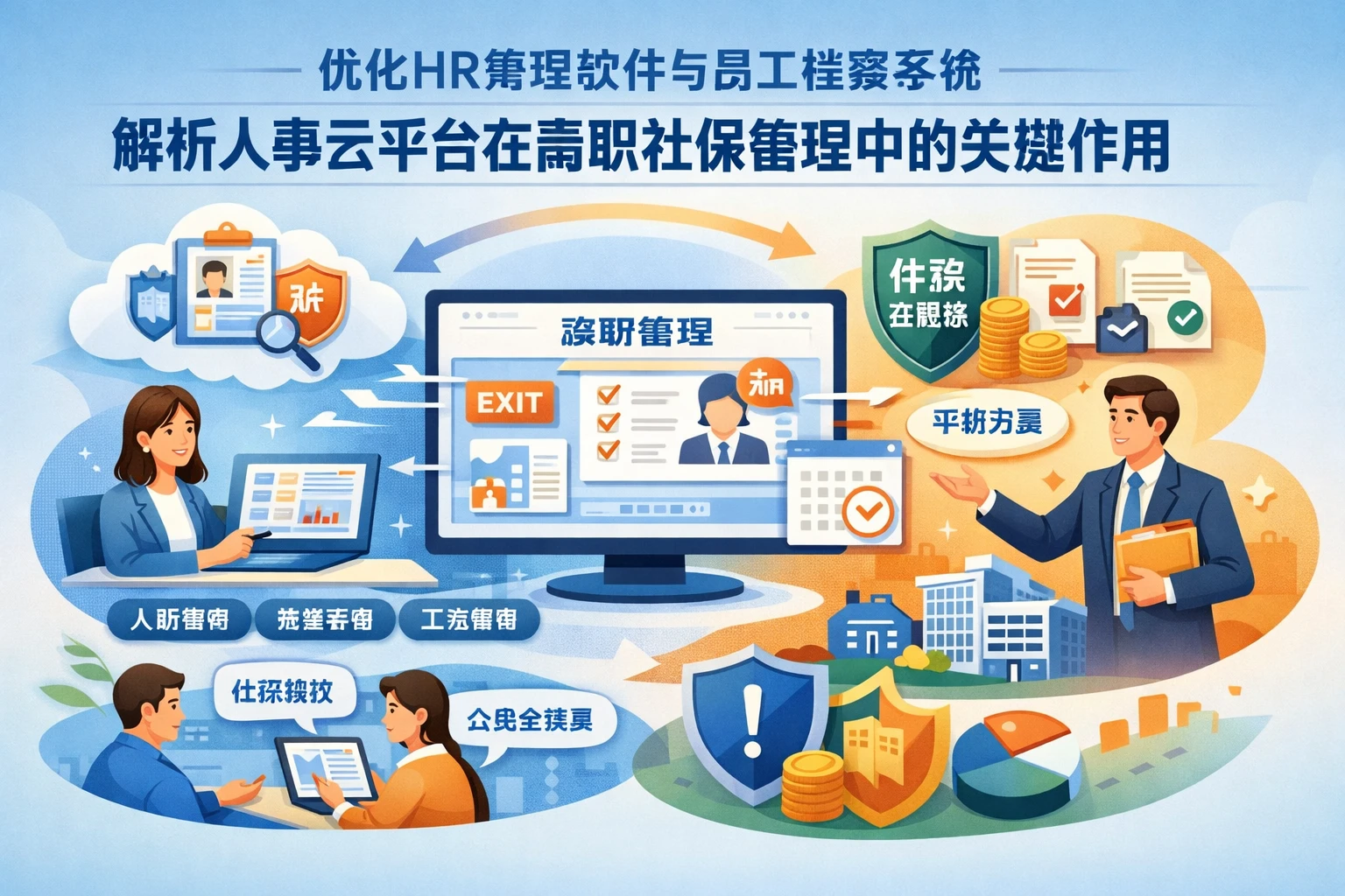 优化HR管理软件与员工档案系统：解析人事云平台在离职社保管理中的关键作用