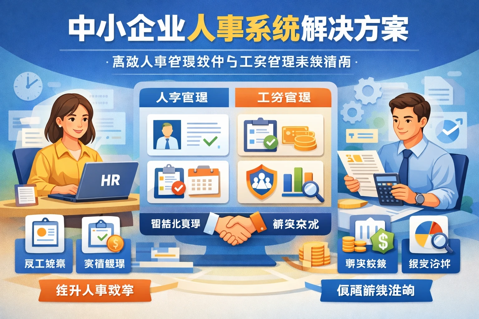 中小企业人事系统解决方案:高效人事管理软件与工资管理系统指南