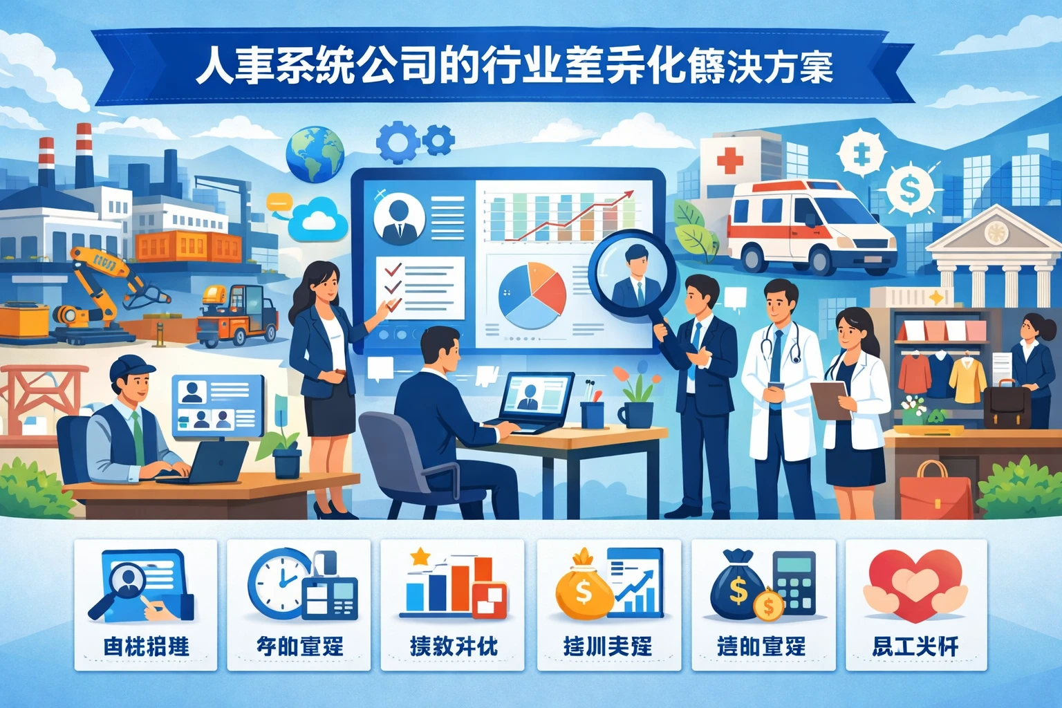 人事系统公司的行业差异化解决方案