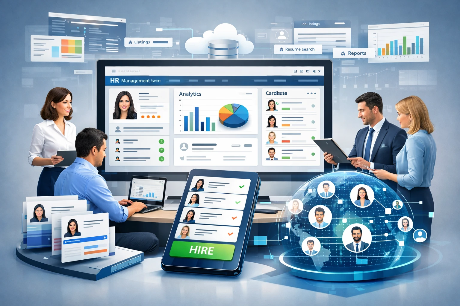 现代企业人事管理系统：优化人事管理软件与在线人才库的高效整合