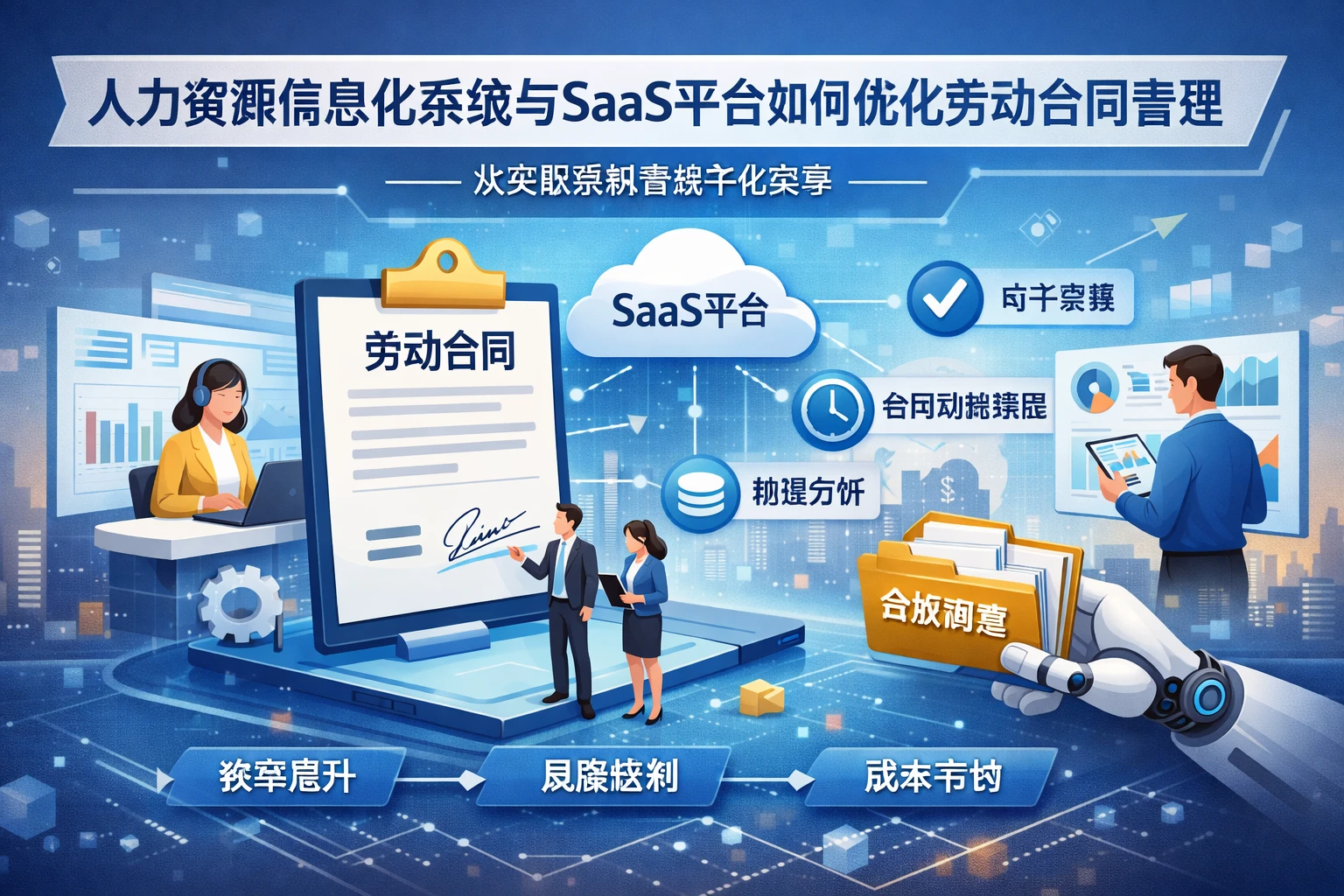 人力资源信息化系统与SaaS平台如何优化劳动合同管理——从实际案例看数字化变革