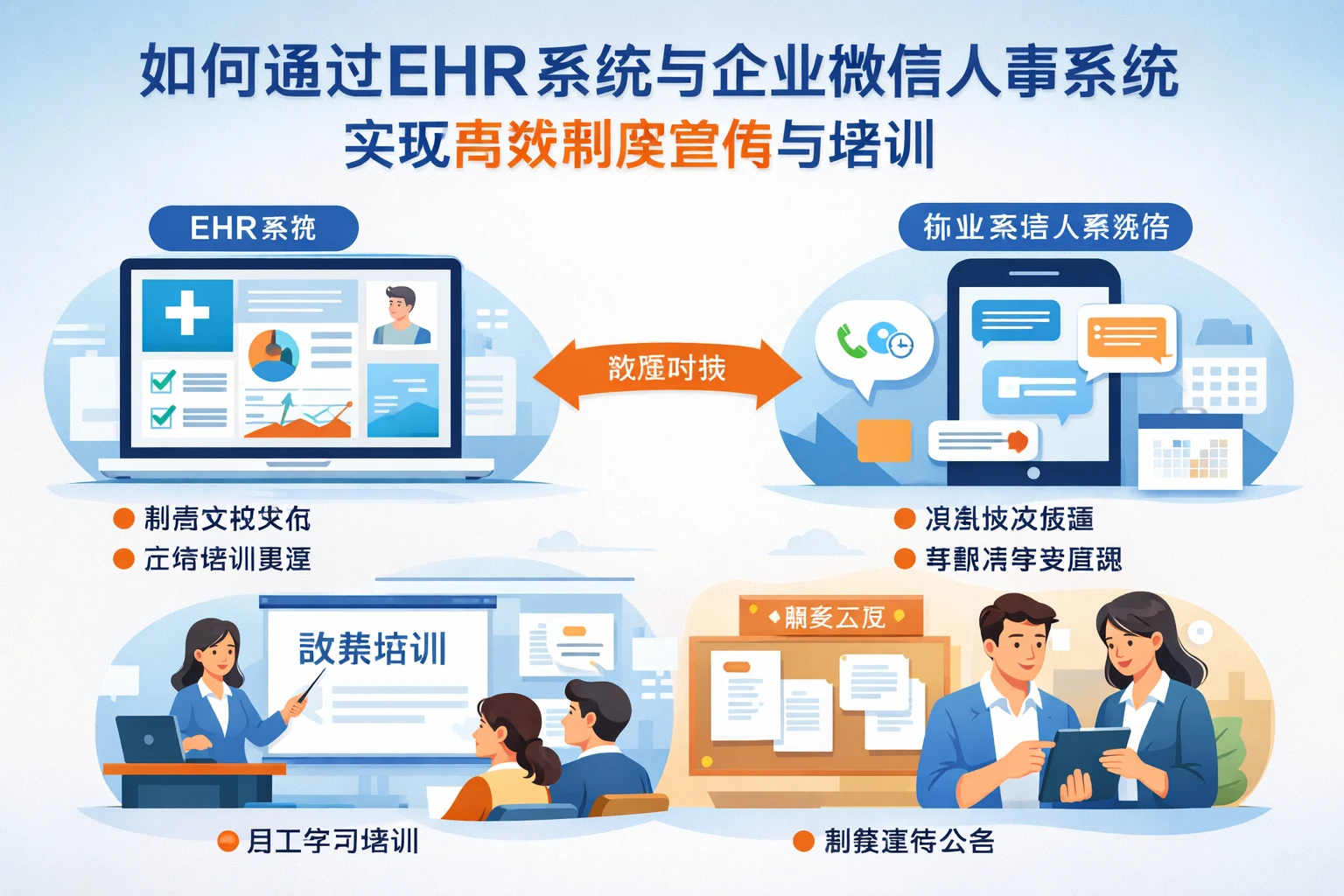 如何通过EHR系统与企业微信人事系统实现高效制度宣传与培训