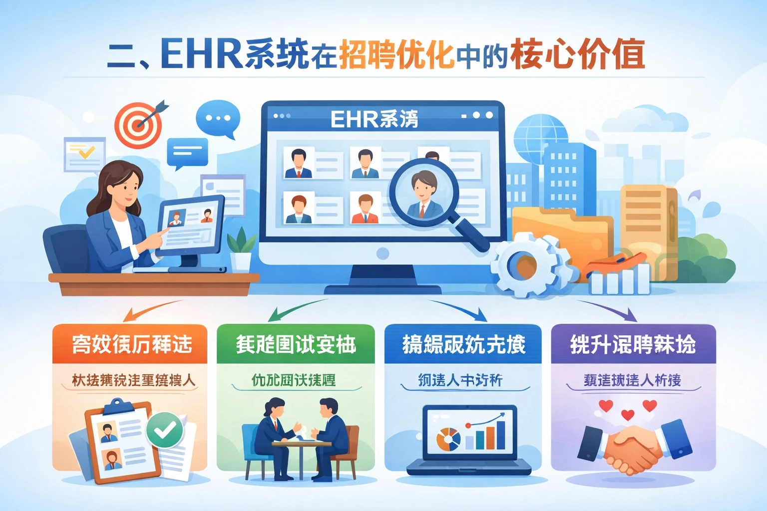 二、ehr系统在招聘优化中的核心价值
