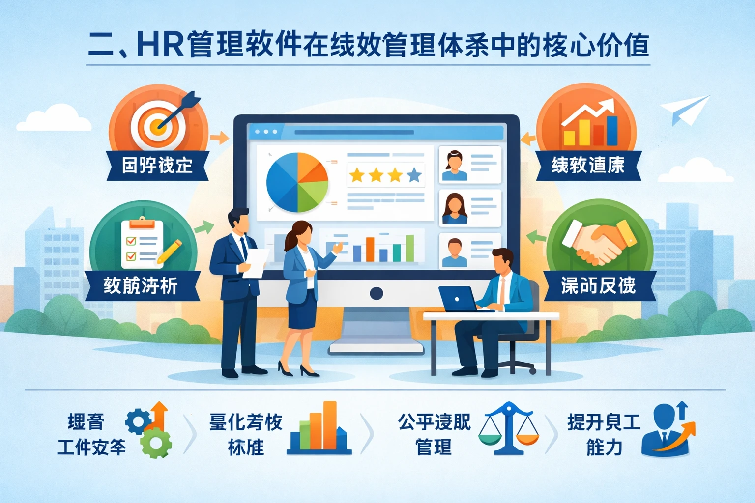 二、HR管理软件在绩效管理体系中的核心价值