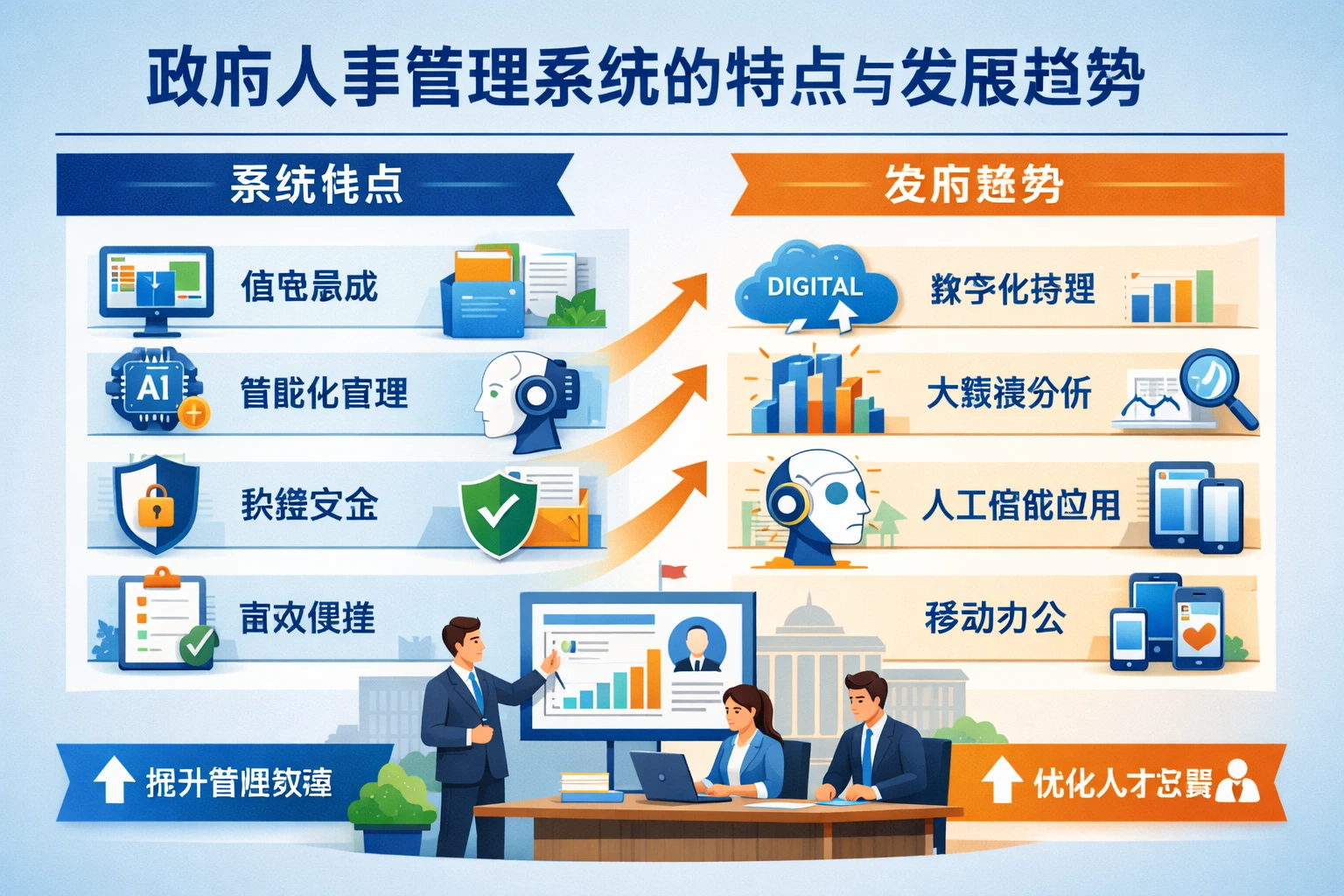 政府人事管理系统的特点与发展趋势