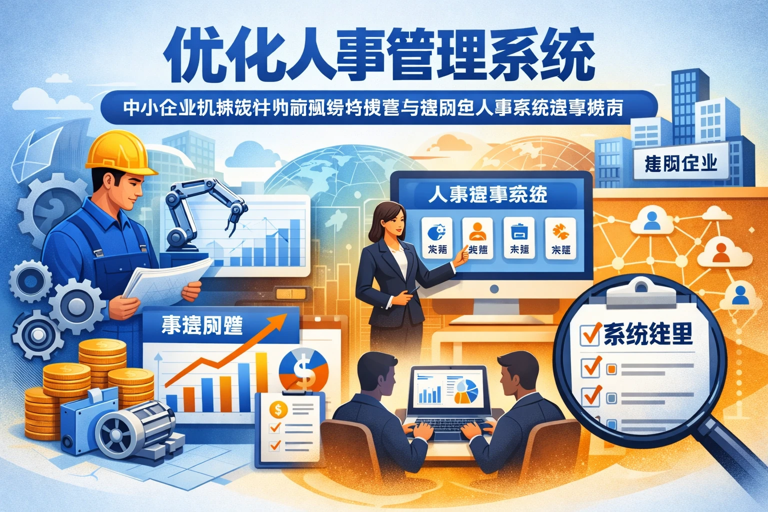 优化人事管理系统：中小企业机械设计师薪酬结构调整与集团型人事系统选择指南