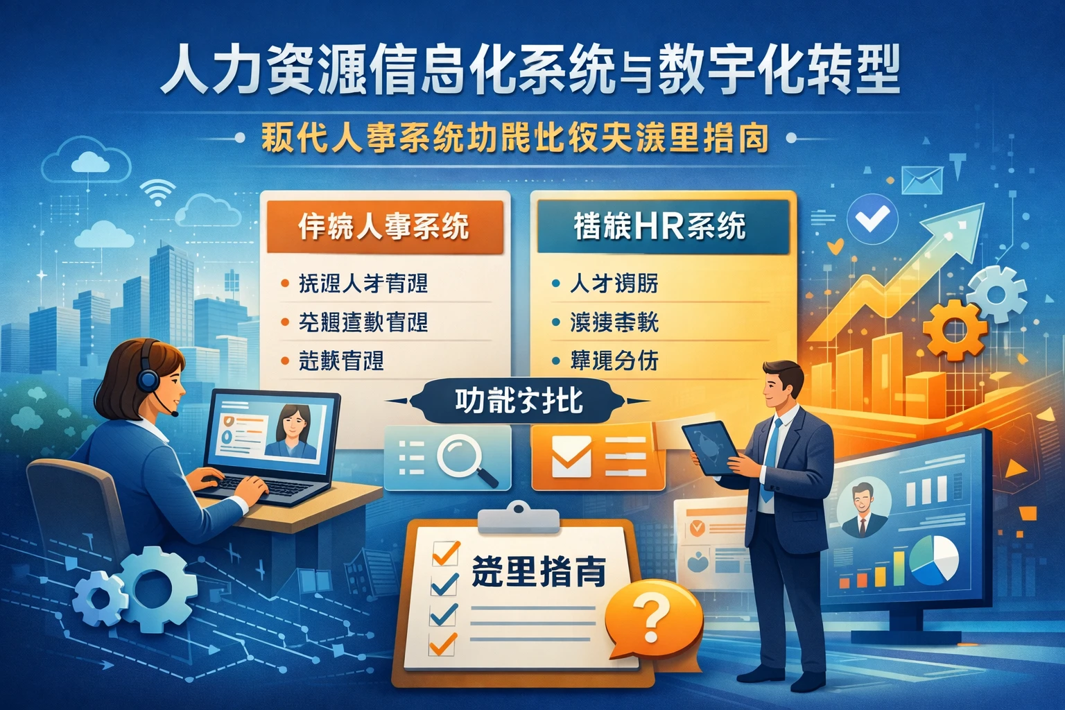 人力资源信息化系统与数字化转型：现代人事系统功能比较及选型指南
