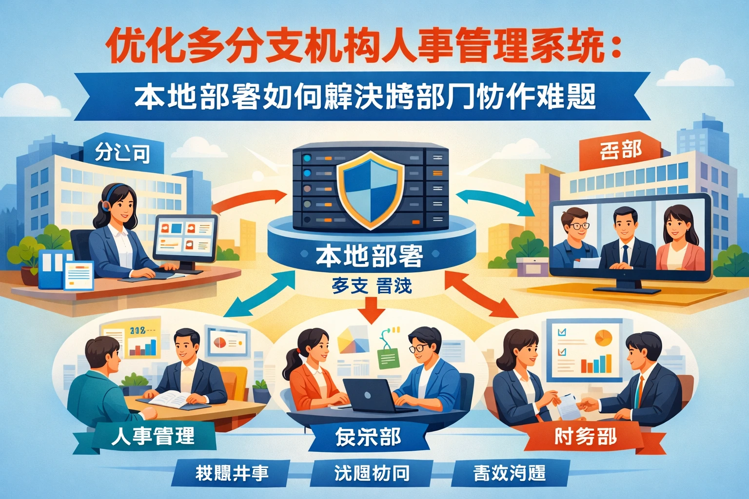优化多分支机构人事管理系统：本地部署如何解决跨部门协作难题