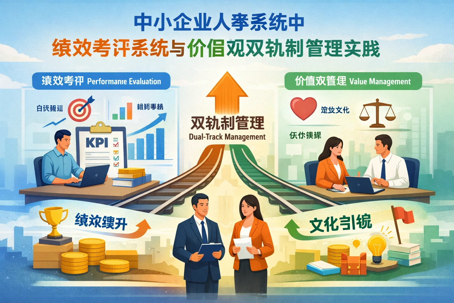 中小企业人事系统中绩效考评系统与价值观双轨制管理实践