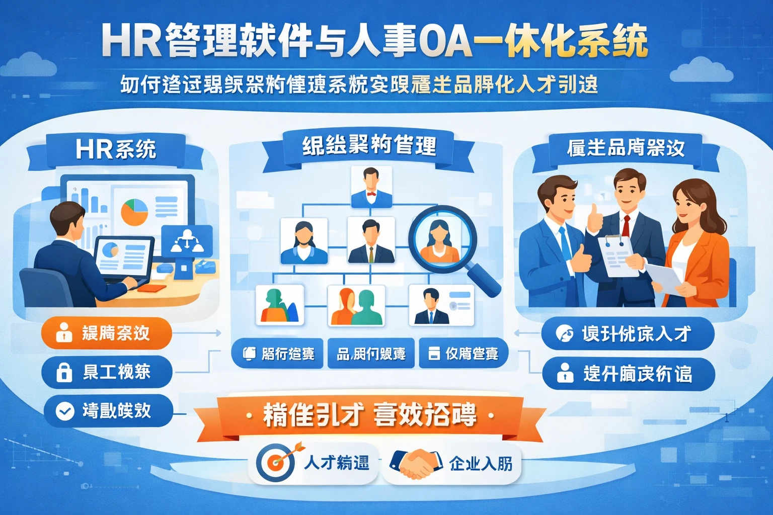 HR管理软件与人事OA一体化系统如何通过组织架构管理系统实现雇主品牌化人才引进